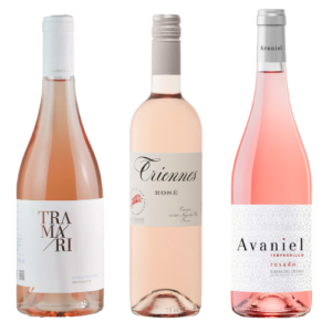 Rosé wines european 3 bottles